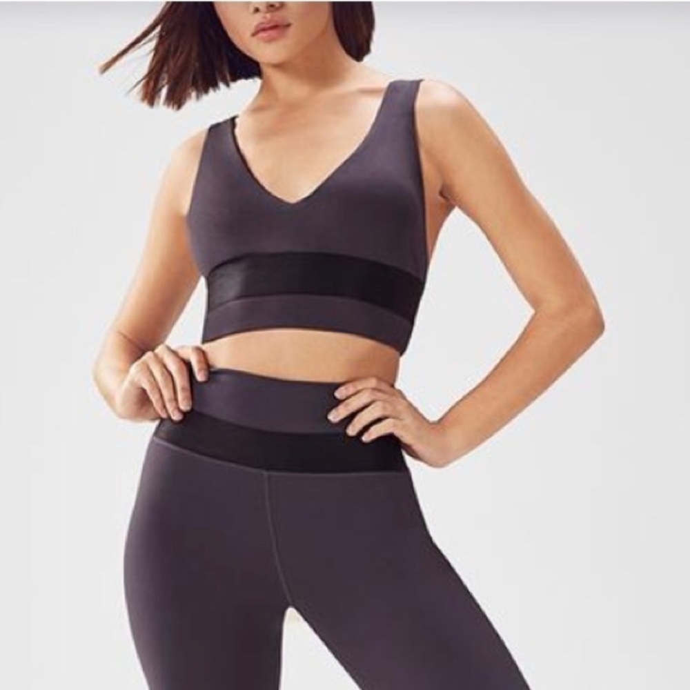 Fabletics Demi Lovato PowerHold 7/8 in Pewter
